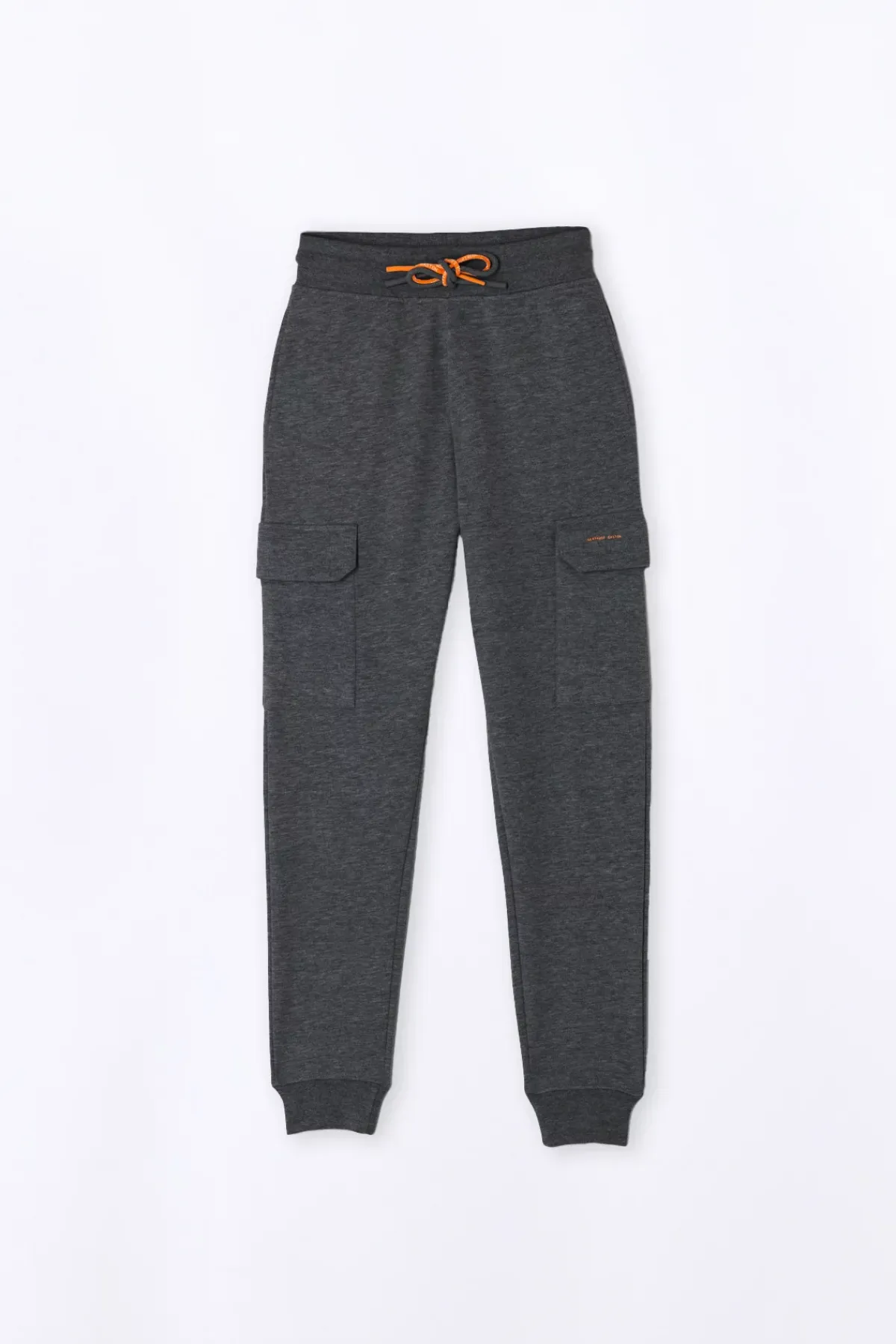 Pantalons*Gertrude Pantalon De Jogging Homme Poches Cargo Mario Charcoal Chine
