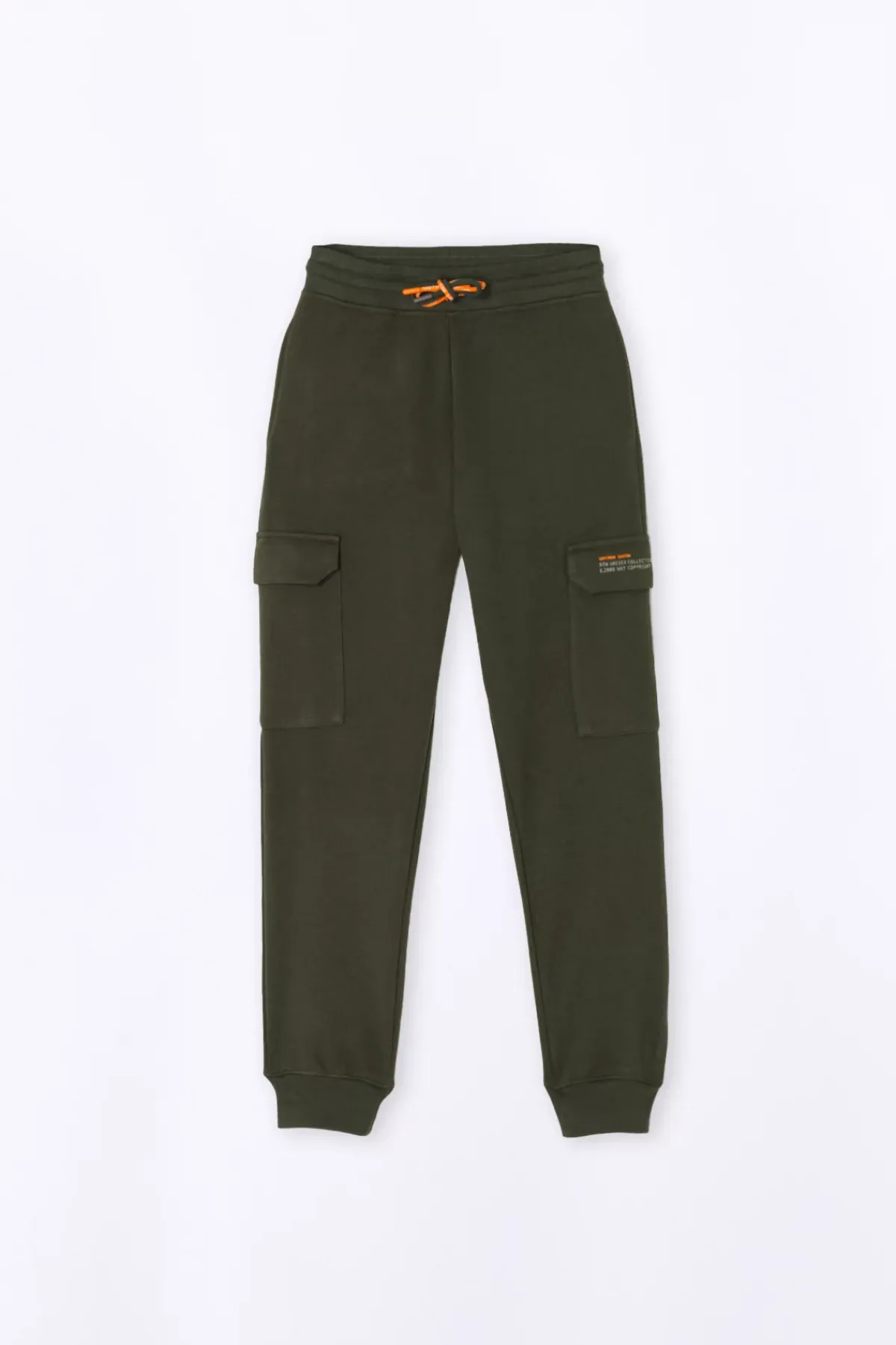 Pantalons*Gertrude Pantalon De Jogging Homme Poches Cargo Mario Kaki