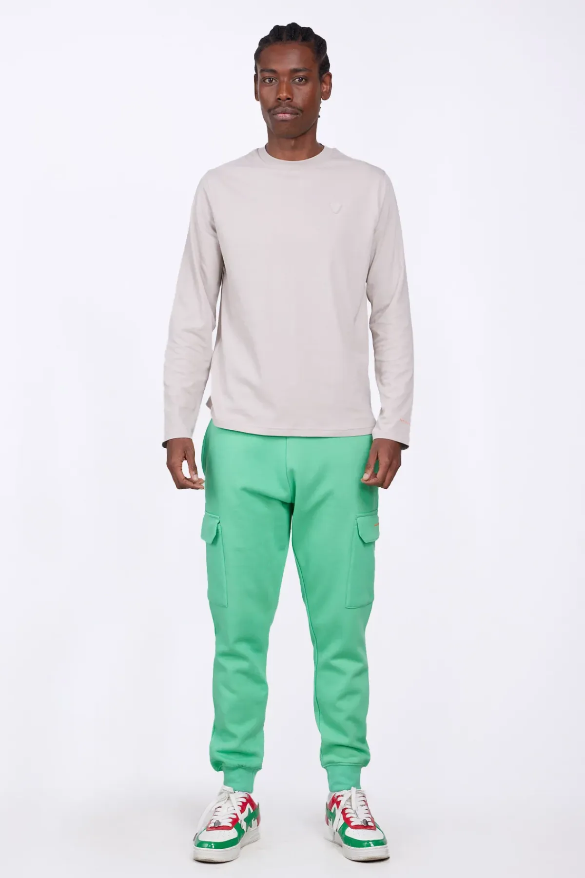 Pantalons*Gertrude Pantalon De Jogging Homme Poches Cargo Mario Opaline
