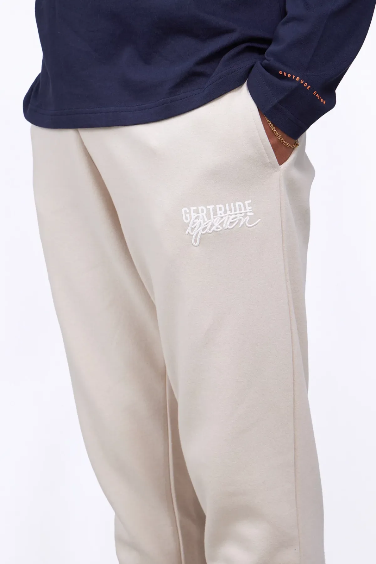 Pantalons*Gertrude Pantalon De Jogging Unisexe Marvin Br Ciment