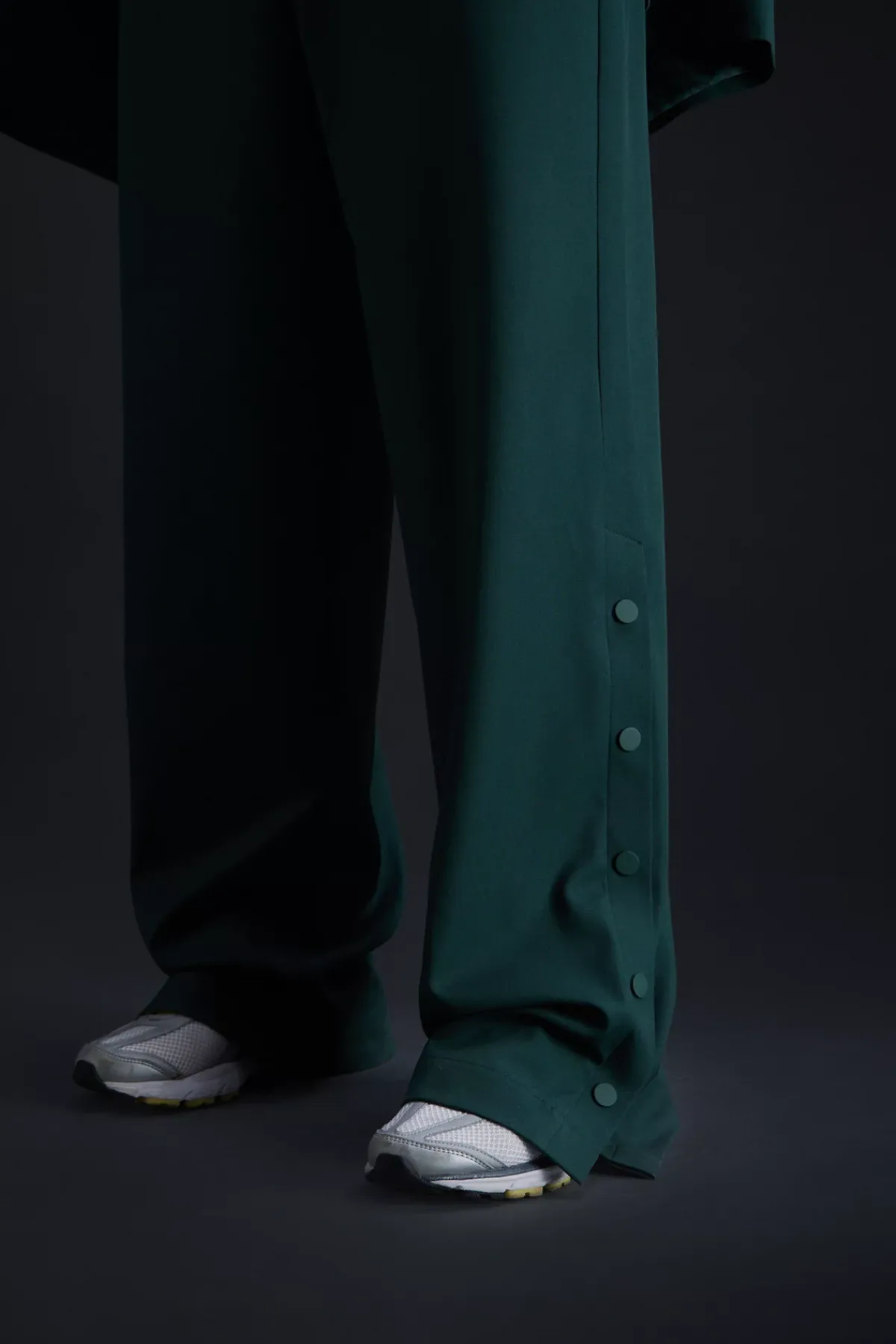 Pantalons*Gertrude Pantalon De Tailleur Ample Ariane Dark Green
