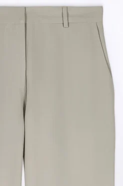 Pantalons*Gertrude Pantalon De Tailleur Stretch Coupe Droite Fleur Dust