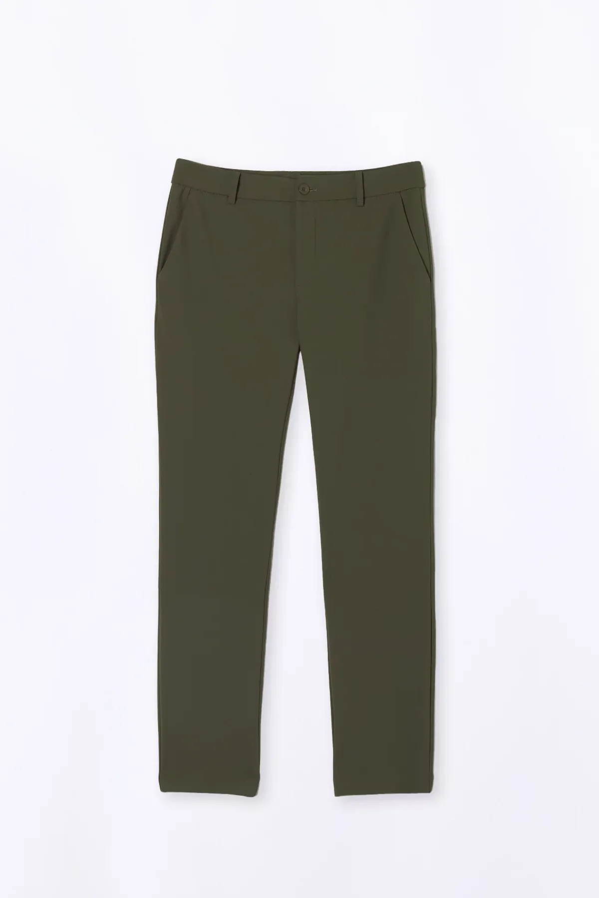 Pantalons*Gertrude Pantalon Droit Coupe Tailleur Roger Kaki