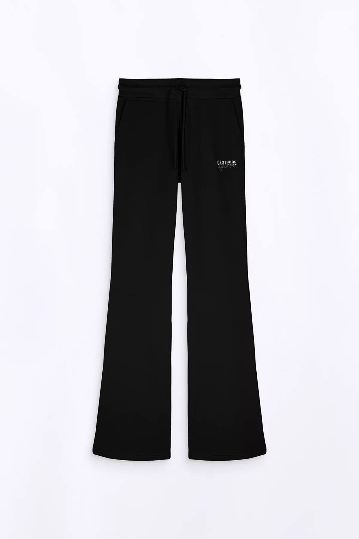 Pantalons*Gertrude Pantalon Jogging Flare Taille Haute Nanou Black