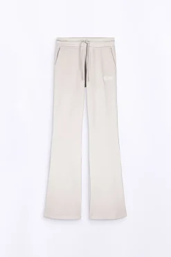 Pantalons*Gertrude Pantalon Jogging Flare Taille Haute Nanou Ciment