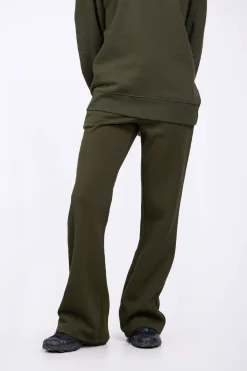 Pantalons*Gertrude Pantalon Jogging Flare Taille Haute Nanou Kaki