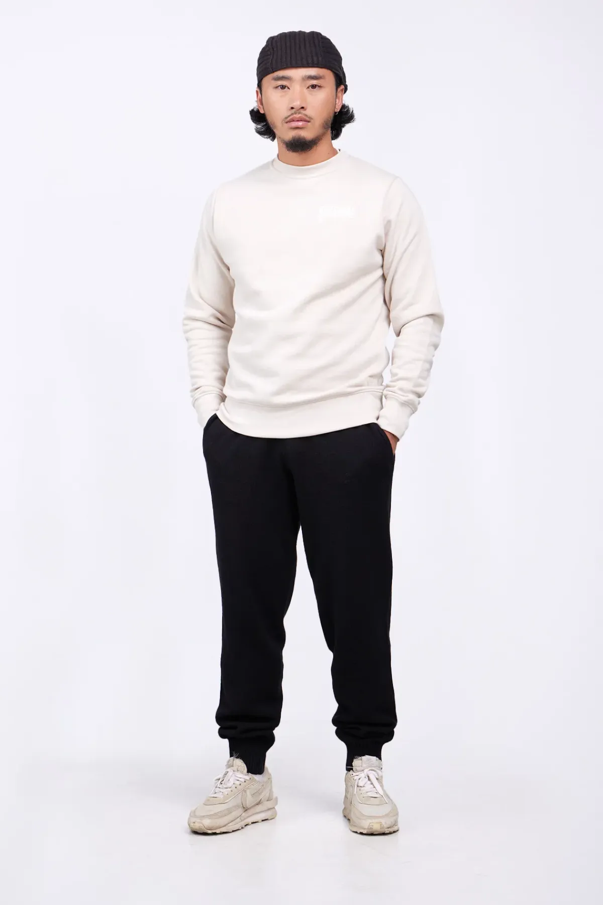 Pantalons*Gertrude Pantalon Unisexe En Maille Coupe Jogging Maxime Black