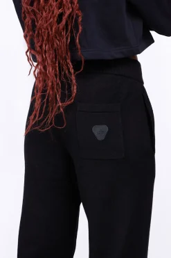 Pantalons*Gertrude Pantalon Unisexe En Maille Coupe Jogging Maxime Black
