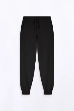 Pantalons*Gertrude Pantalon Unisexe En Maille Coupe Jogging Maxime Black
