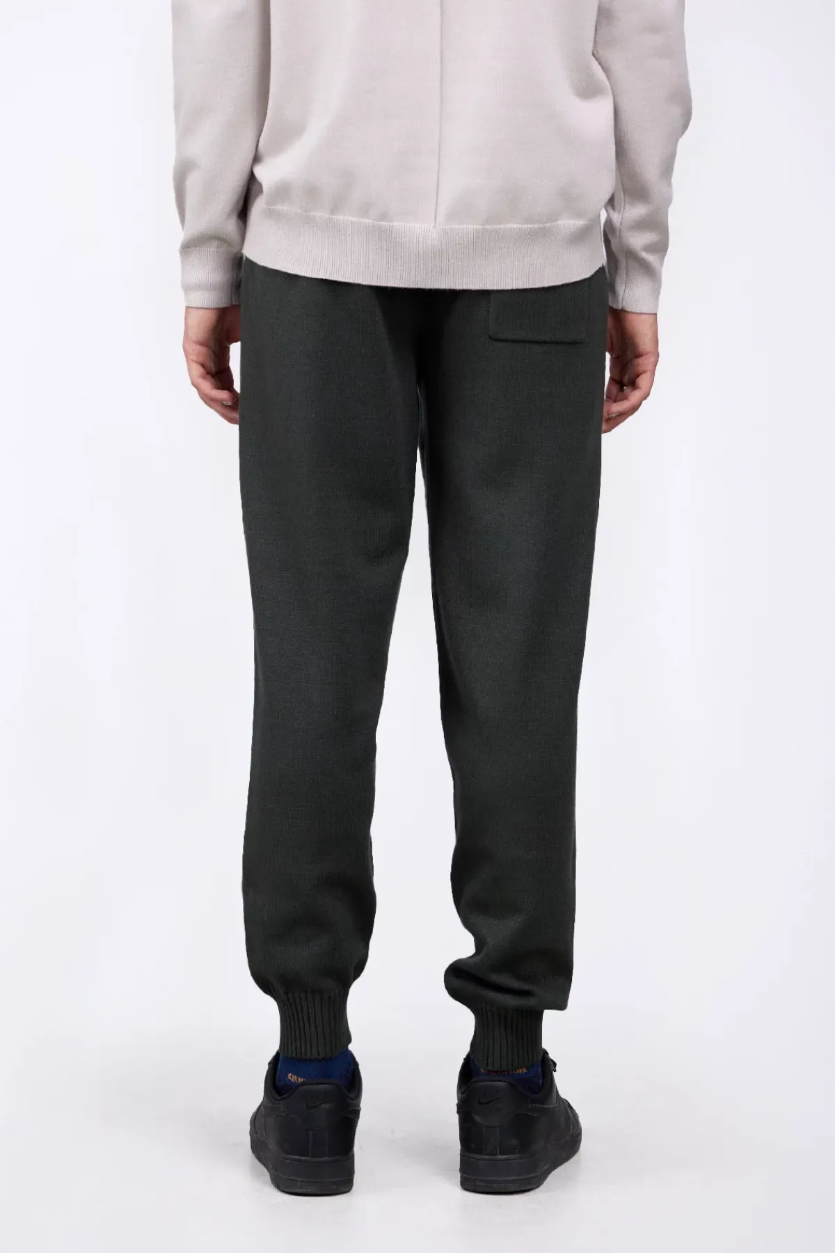Pantalons*Gertrude Pantalon Unisexe En Maille Coupe Jogging Maxime Kaki
