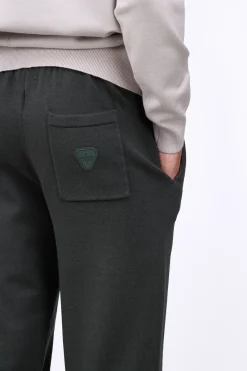 Pantalons*Gertrude Pantalon Unisexe En Maille Coupe Jogging Maxime Kaki