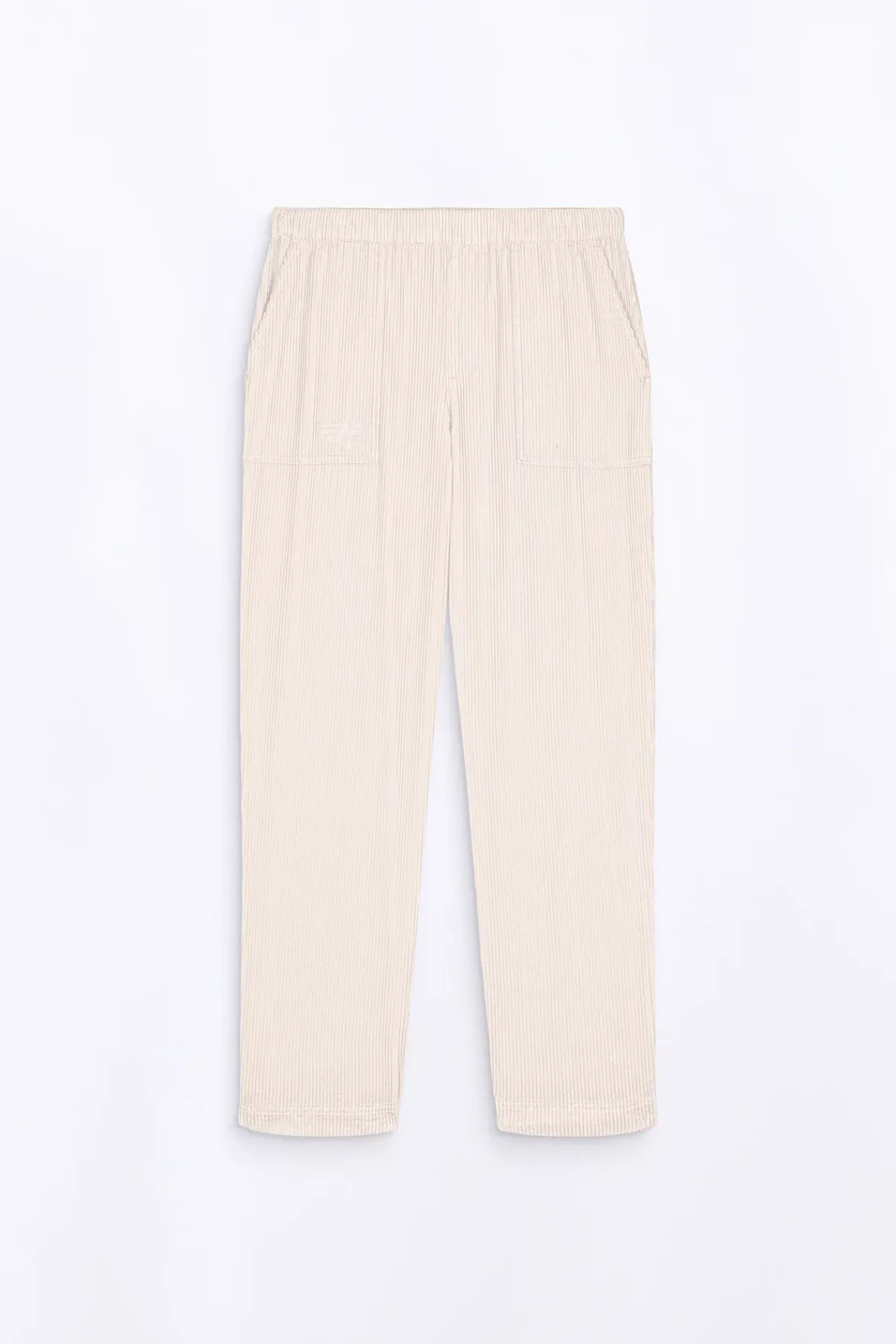 Pantalons*Gertrude Pantalon Unisexe Facon Velours Cotele Axel Ecru
