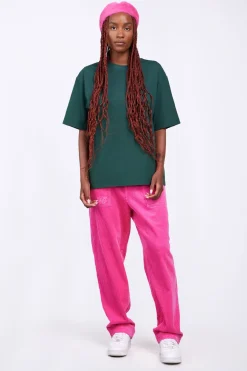 Pantalons*Gertrude Pantalon Unisexe Facon Velours Cotele Axel Magenta