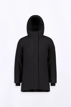 Doudounes Longues*Gertrude Parka En Neoprene Chistina Black