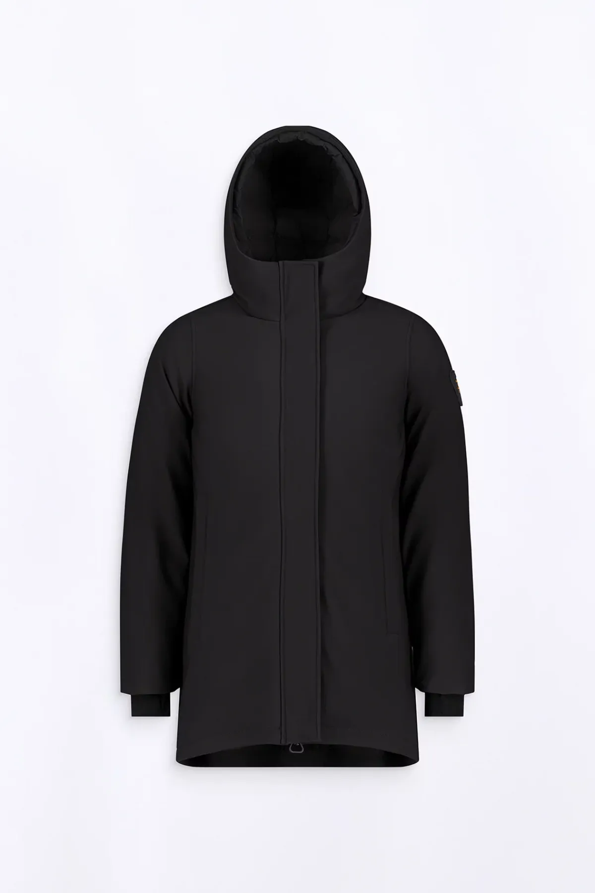 Doudounes Longues*Gertrude Parka En Neoprene Chistina Black