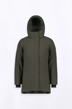 Doudounes Longues*Gertrude Parka En Neoprene Christina Kaki