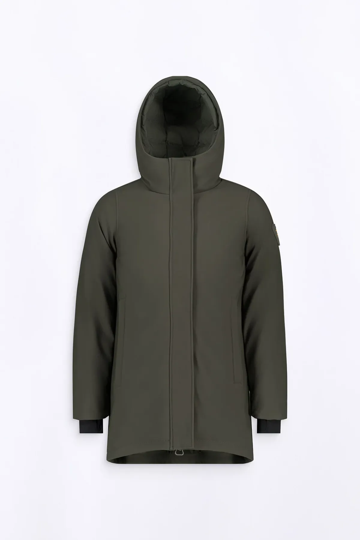 Doudounes Longues*Gertrude Parka En Neoprene Christina Kaki