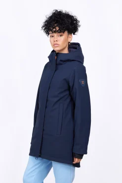 Doudounes Longues*Gertrude Parka En Neoprene Christina Night