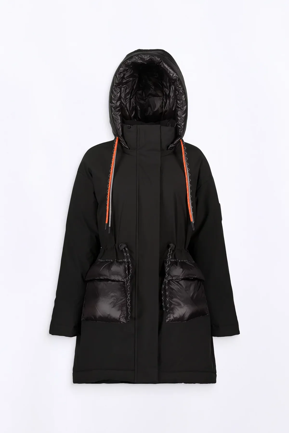 Doudounes Longues*Gertrude Parka Reversible 4 En 1 En Neoprene Tracy Black