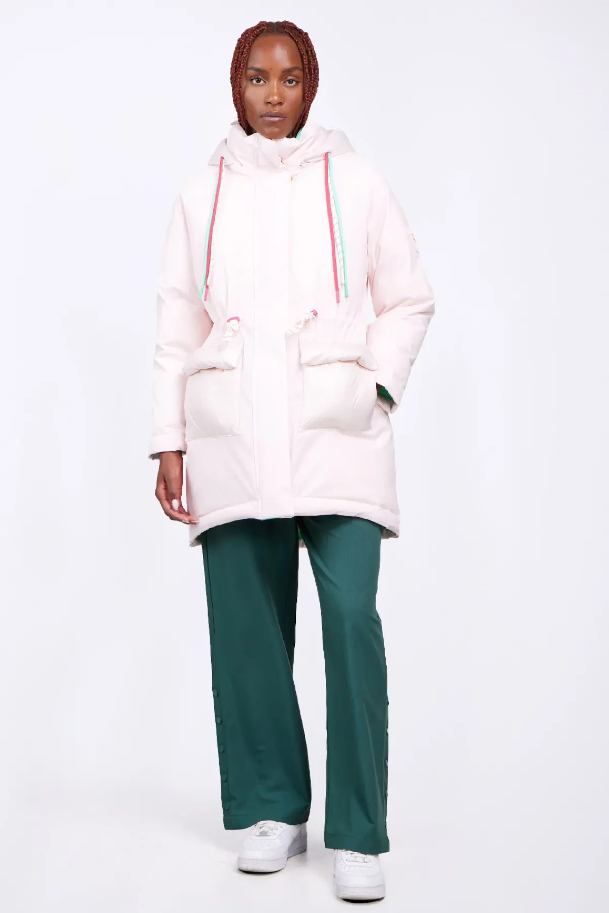 Doudounes Longues*Gertrude Parka Reversible 4 En 1 En Neoprene Tracy Blossom