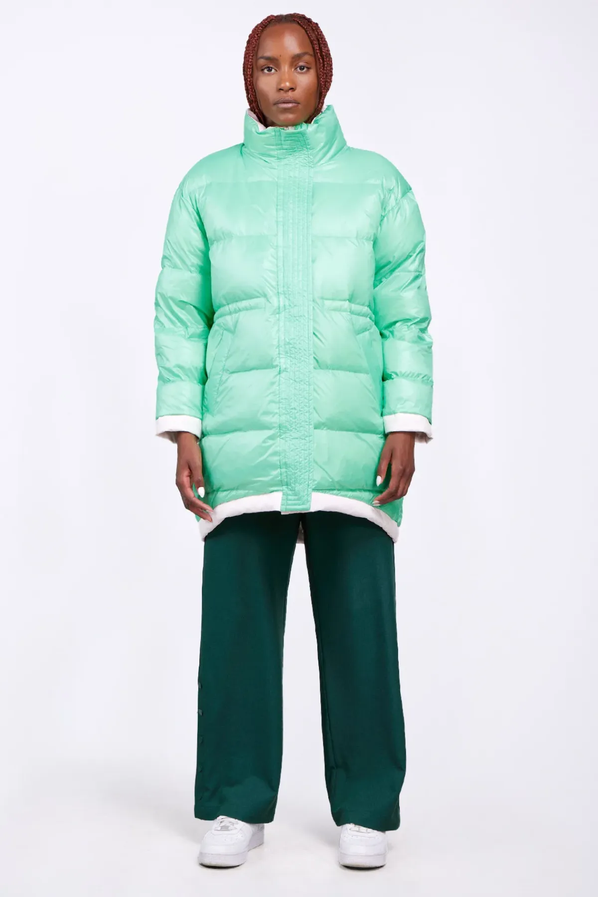 Doudounes Longues*Gertrude Parka Reversible 4 En 1 En Neoprene Tracy Blossom