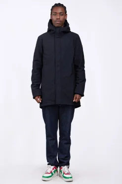 Vestes*Gertrude Parka Technique En Neoprene Epais Victor Black