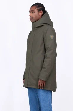 Vestes*Gertrude Parka Technique En Neoprene Epais Victor Kaki