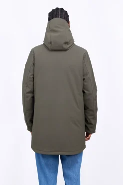 Vestes*Gertrude Parka Technique En Neoprene Epais Victor Kaki
