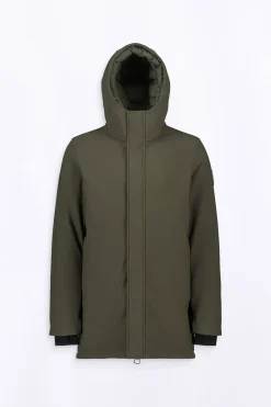 Vestes*Gertrude Parka Technique En Neoprene Epais Victor Kaki