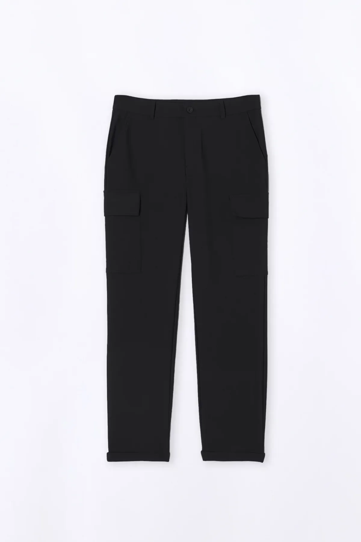 Pantalons*Gertrude Patalon Droit Coupe Cargo Daniel Black