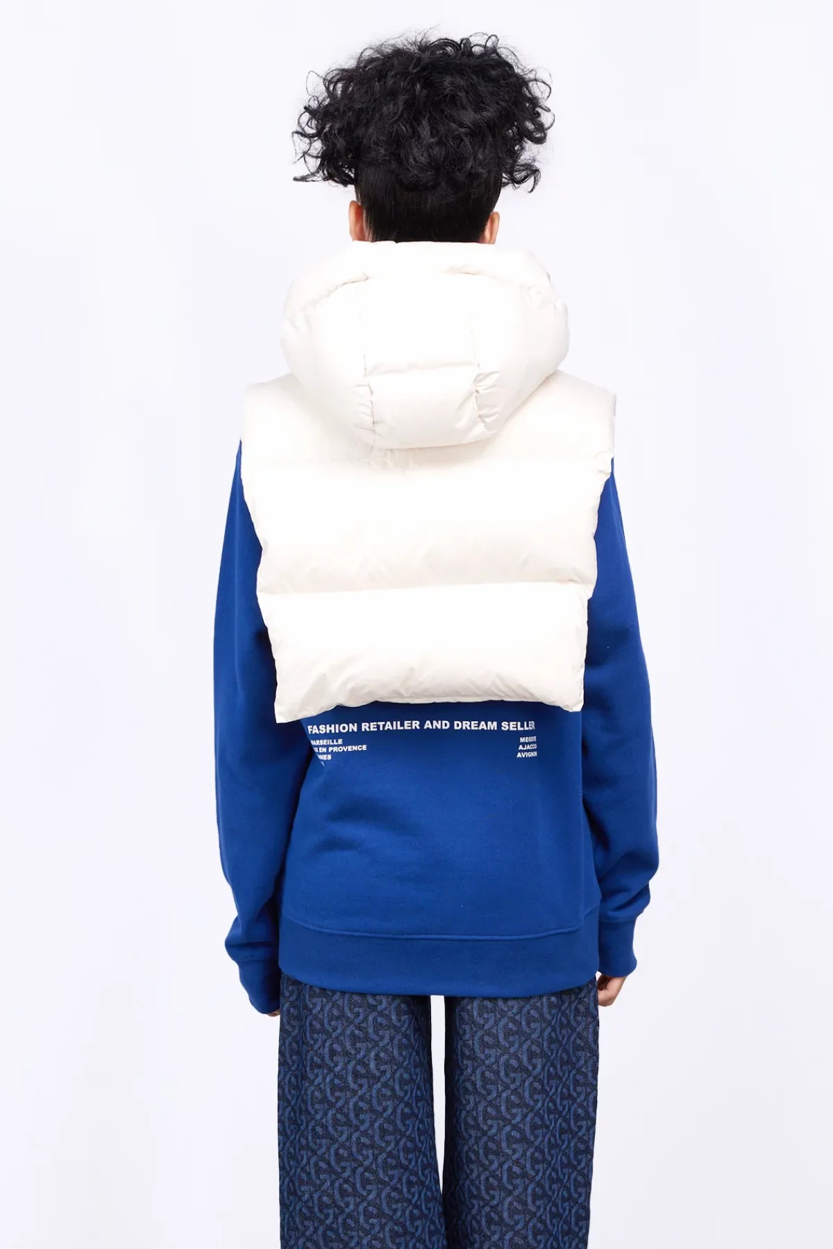 Fourrures & Capuches*Gertrude Plastron-Capuche De Poche Betsy Ecru