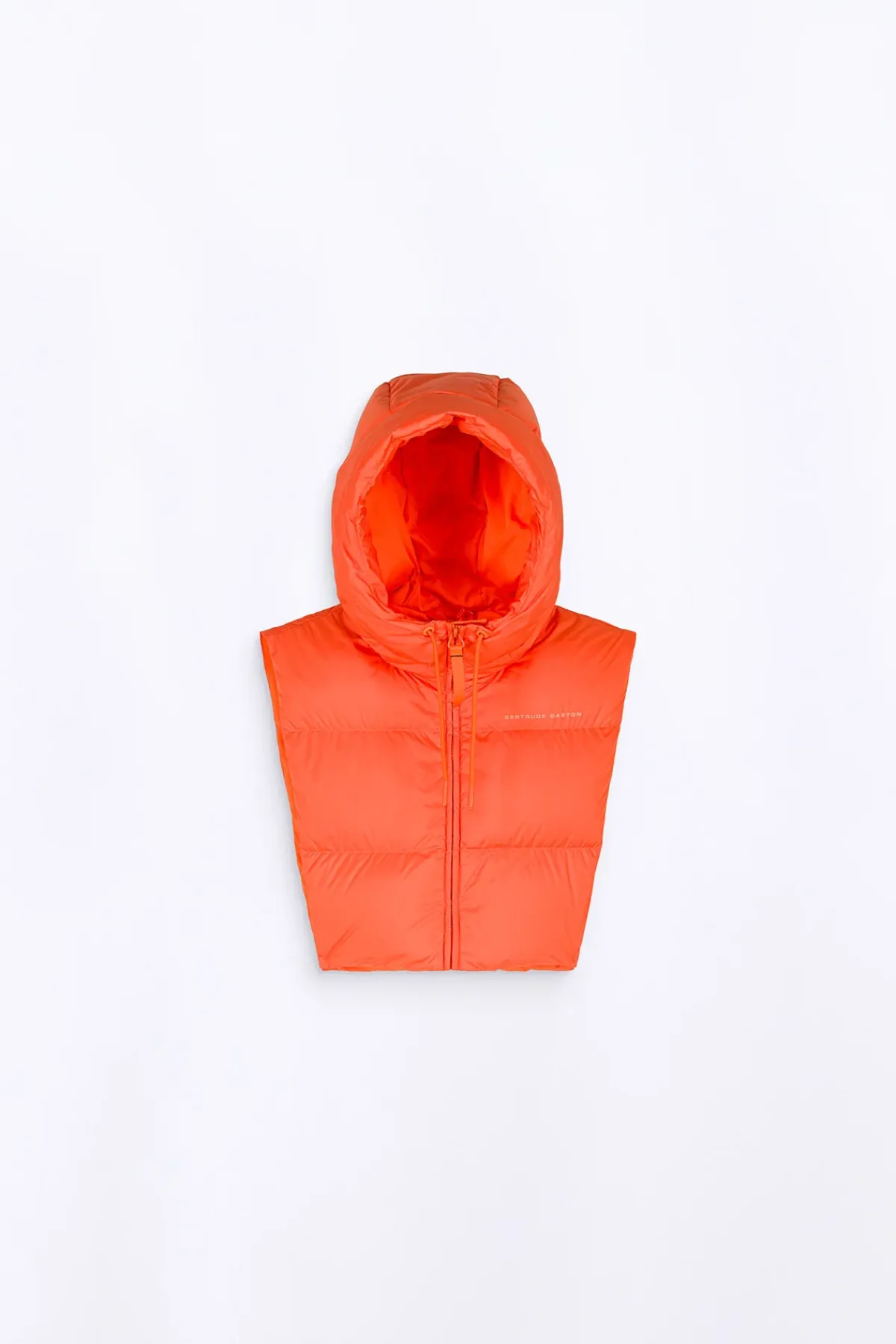 Fourrures & Capuches*Gertrude Plastron-Capuche De Poche Betsy Orange