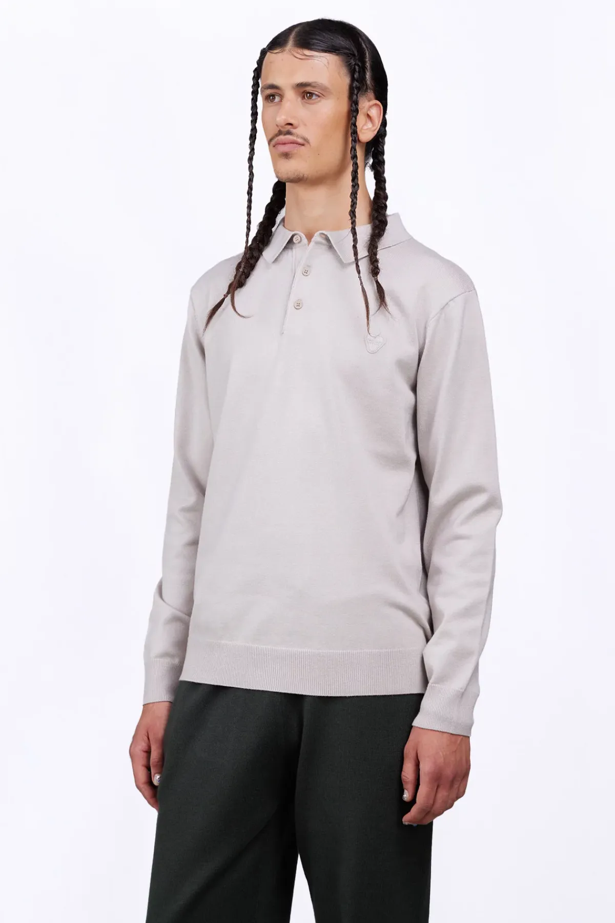 Pulls & Polos*Gertrude Polo En Maille Coupe Droite Judas Ciment