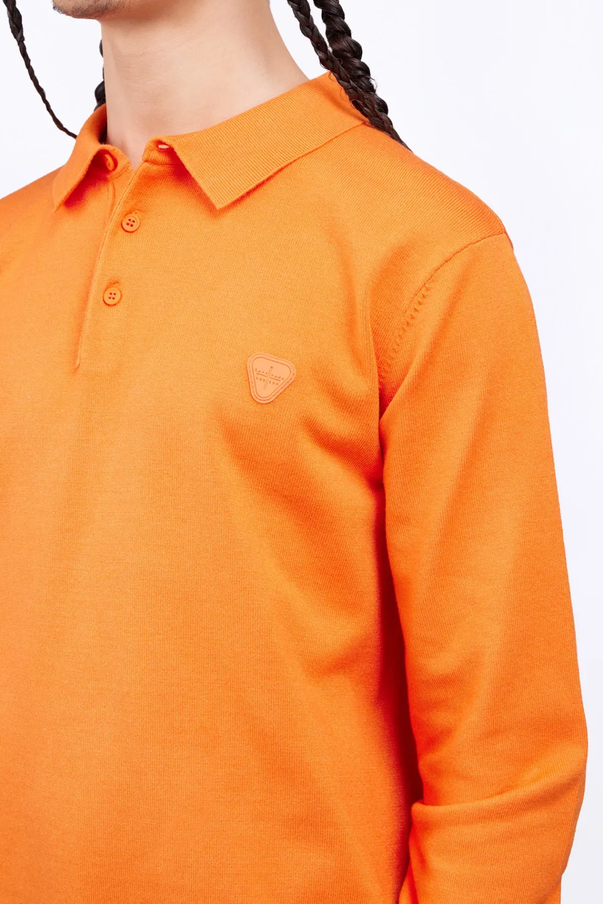 Pulls & Polos*Gertrude Polo En Maille Coupe Droite Judas Orange