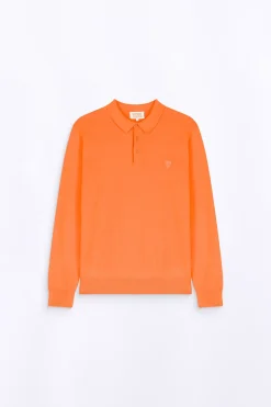 Pulls & Polos*Gertrude Polo En Maille Coupe Droite Judas Orange