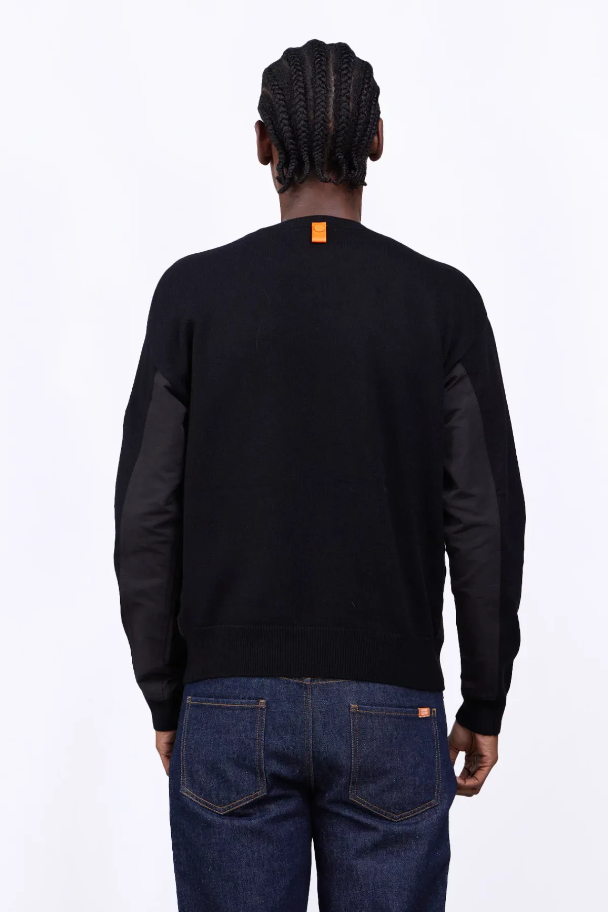 Pulls & Polos*Gertrude Pull Bombardier Bi-Matiere Aldo Black