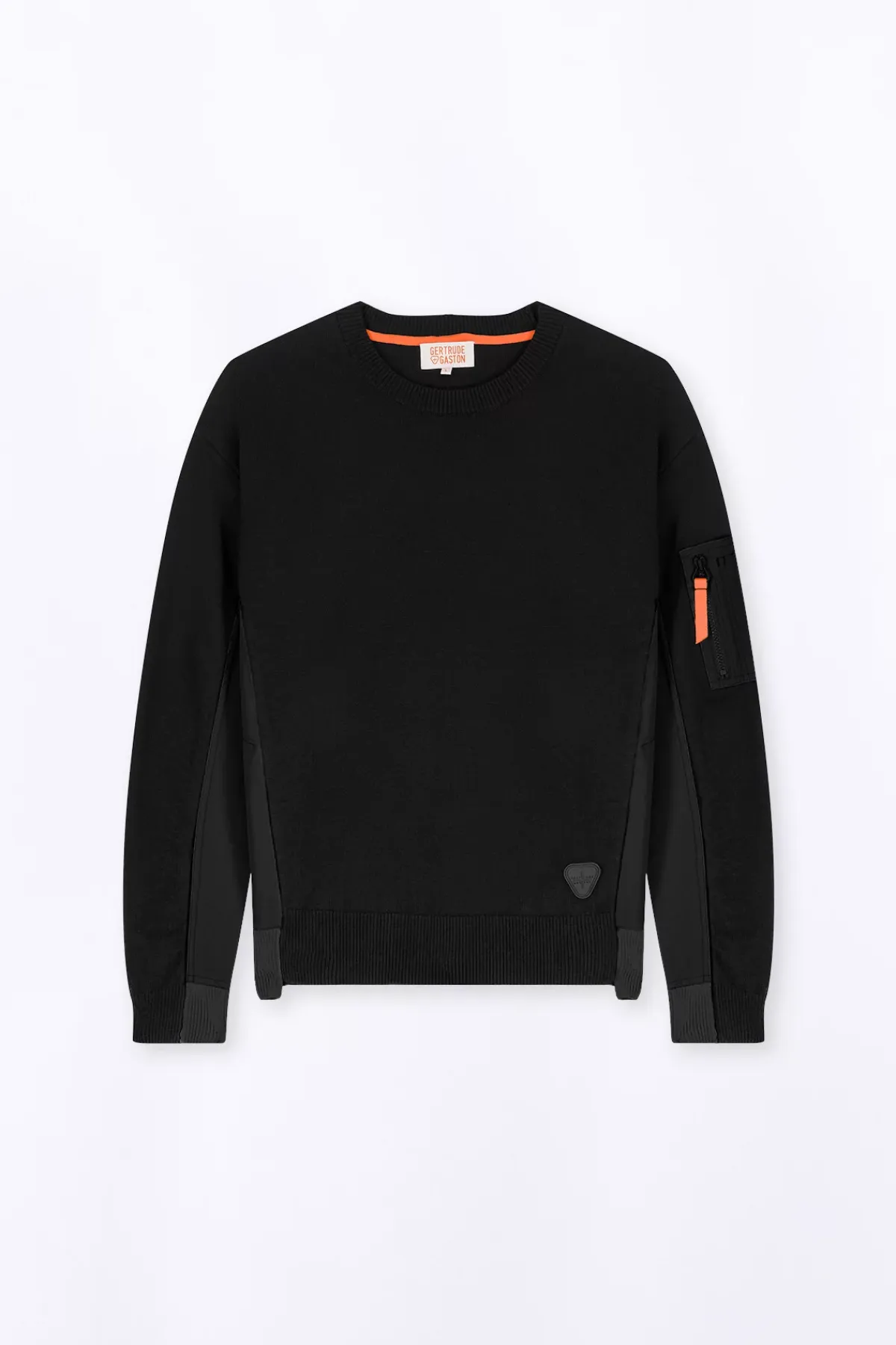 Pulls & Polos*Gertrude Pull Bombardier Bi-Matiere Aldo Black