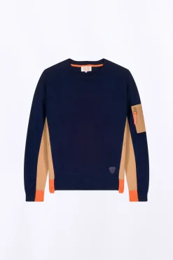 Pulls & Polos*Gertrude Pull Bombardier Bi-Matiere Aldo Night