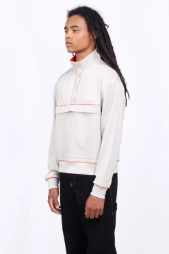 Pulls & Cardigans*Gertrude Pull Camionneur Col Zippe Guitou Ciment