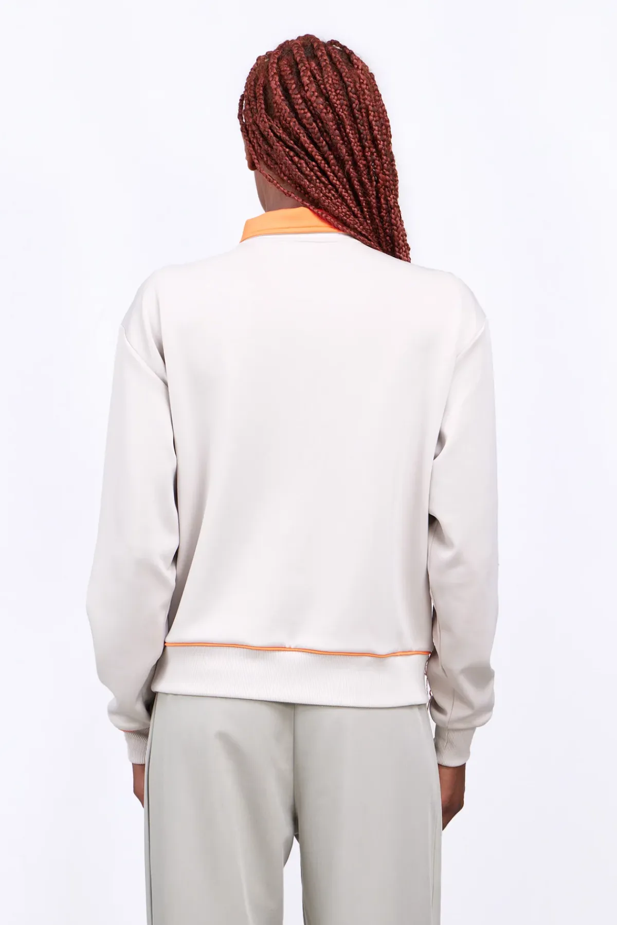 Pulls & Cardigans*Gertrude Pull Camionneur Col Zippe Guitou Ciment