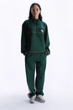 Pulls & Cardigans*Gertrude Pull Camionneur Col Zippe Guitou Dark Green
