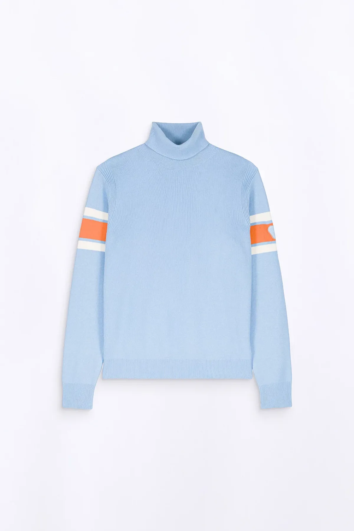 Pulls & Polos*Gertrude Pull Col Roule Bandes Contrastees Ellis Hortensia