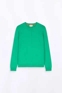 Pulls & Polos*Gertrude Pull En Maile Coupe Droite Alois Absinthe