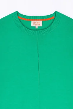 Pulls & Polos*Gertrude Pull En Maile Coupe Droite Alois Absinthe
