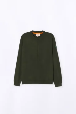 Pulls & Polos*Gertrude Pull En Maile Coupe Droite Alois Kaki