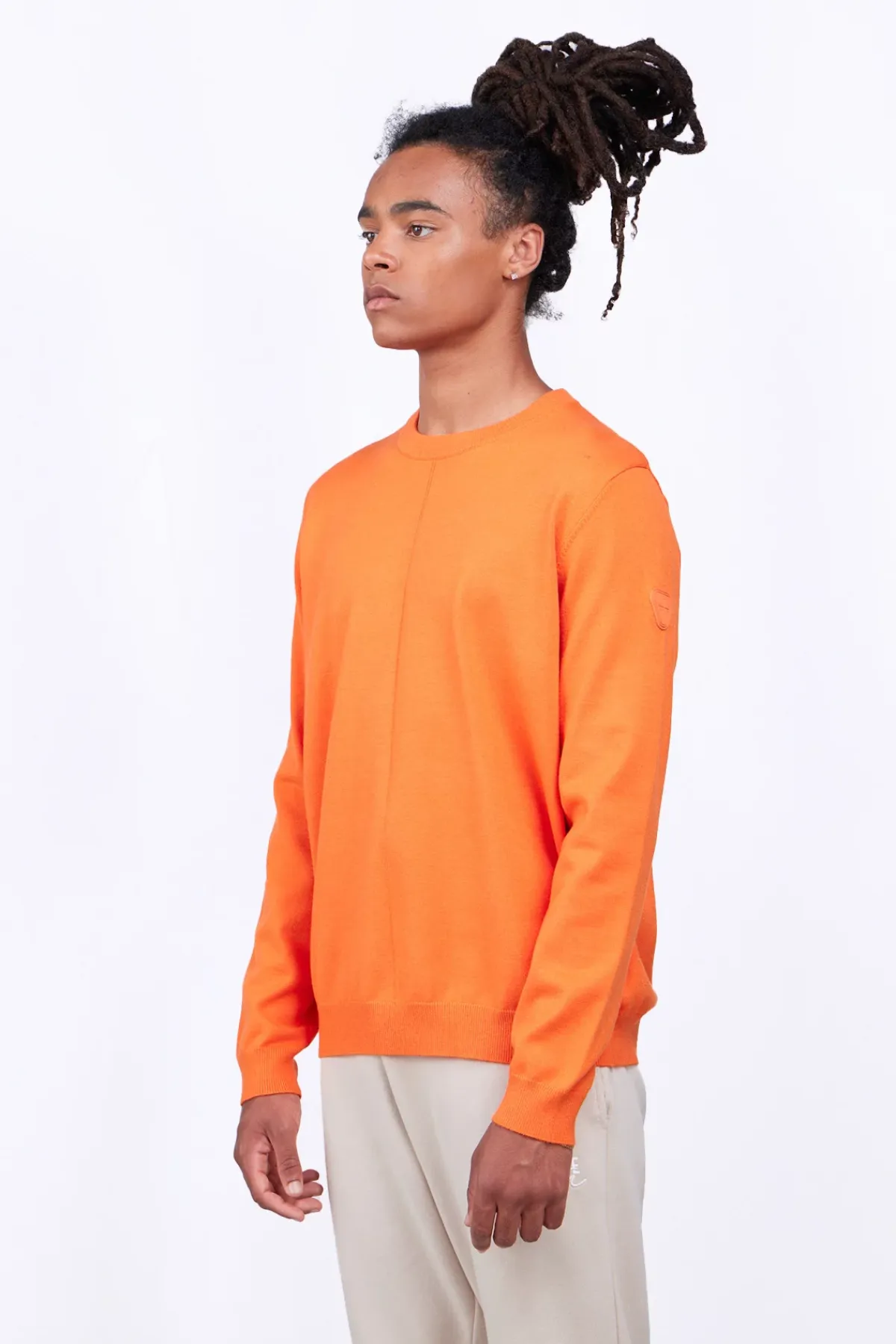 Pulls & Polos*Gertrude Pull En Maile Coupe Droite Alois Orange