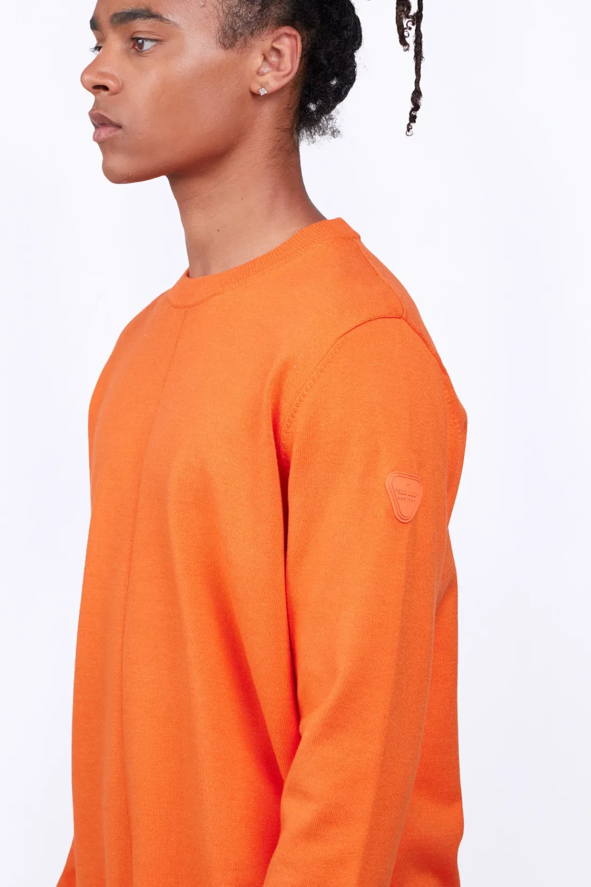 Pulls & Polos*Gertrude Pull En Maile Coupe Droite Alois Orange