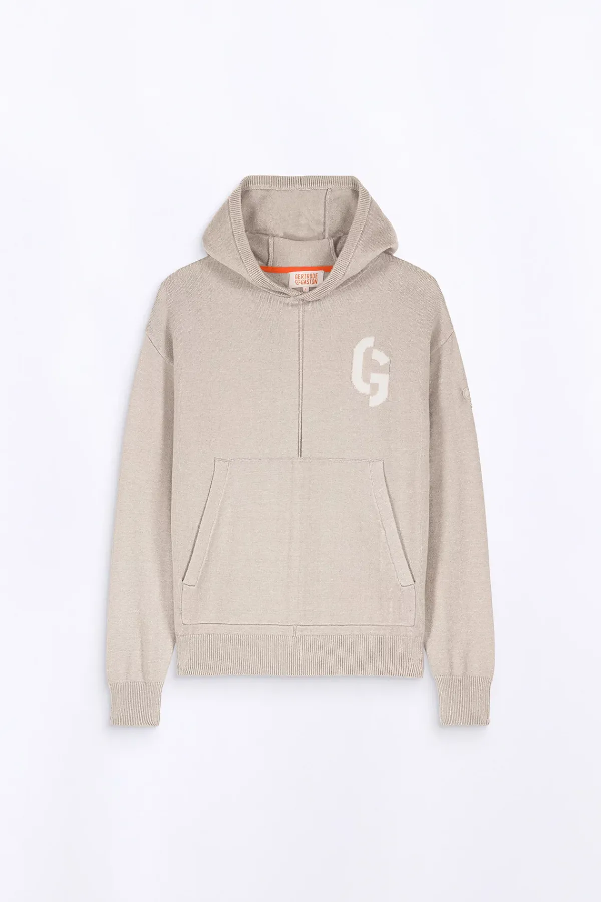Pulls & Polos*Gertrude Pull En Maille A Capuche Ample Philip Ciment