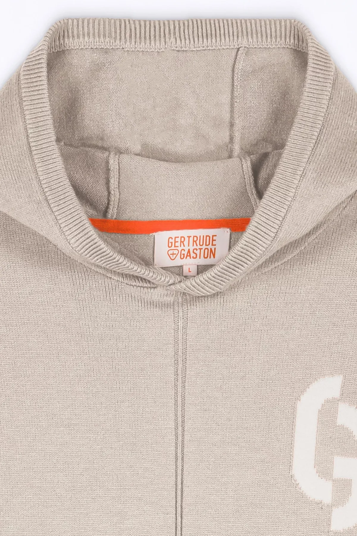 Pulls & Polos*Gertrude Pull En Maille A Capuche Ample Philip Ciment