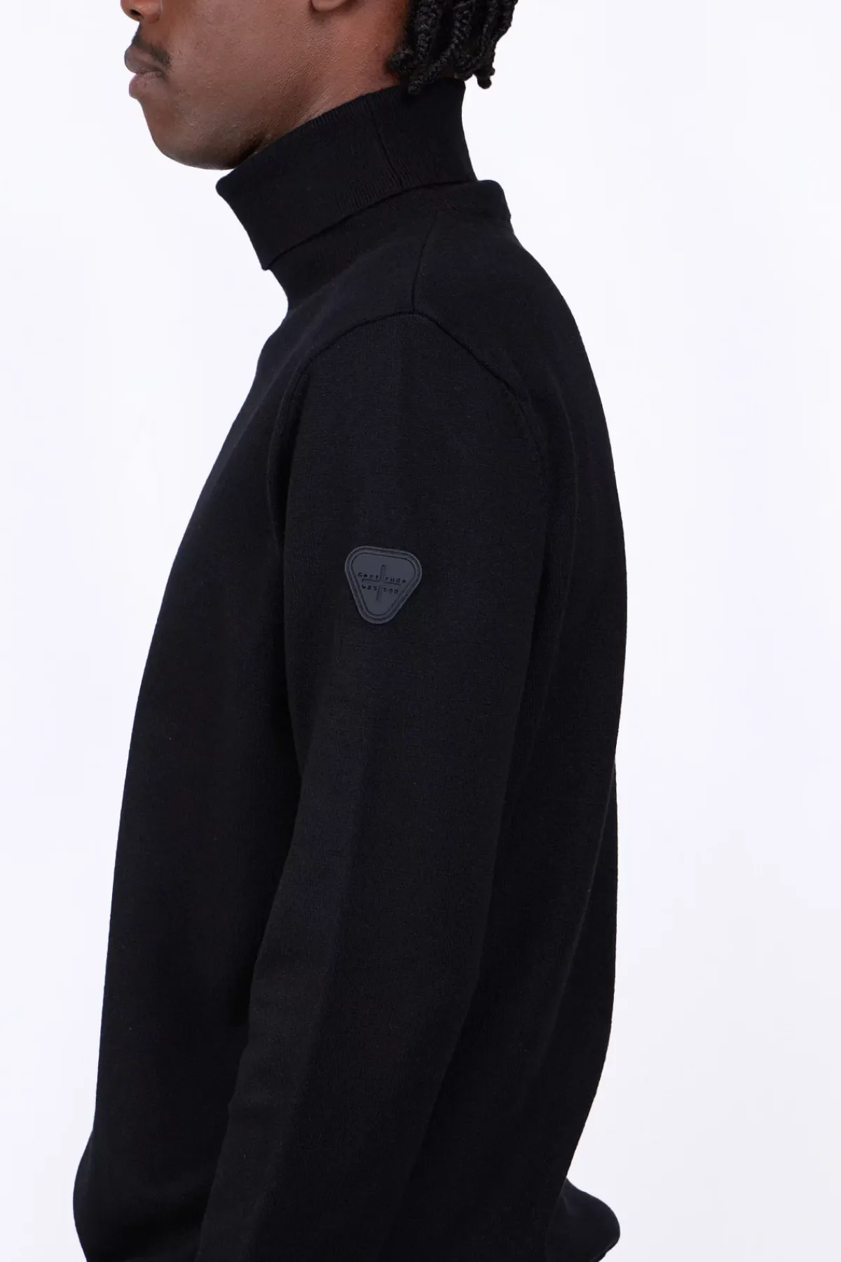 Pulls & Polos*Gertrude Pull En Maille Col Roule Eliott Black